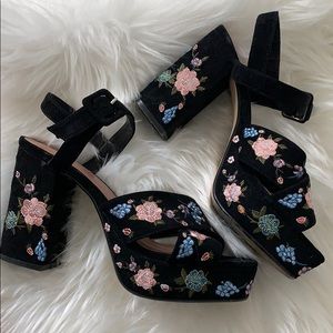 Topshop platform heels